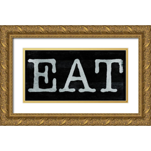 ReEat Gold Ornate Wood Framed Art Print with Double Matting by Villa, Milli