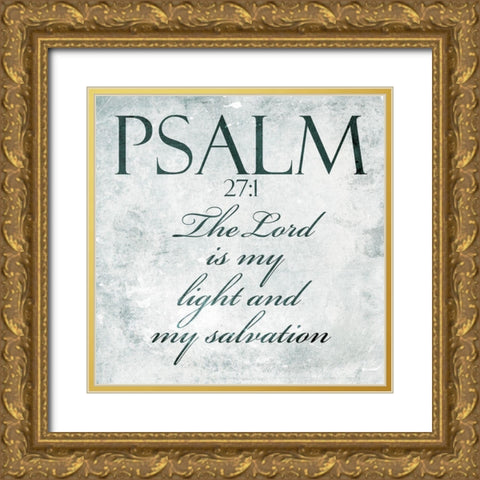 Bold Salvation Gold Ornate Wood Framed Art Print with Double Matting by Villa, Mlli