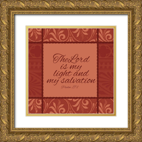 Burnt Salvation Gold Ornate Wood Framed Art Print with Double Matting by Villa, Mlli