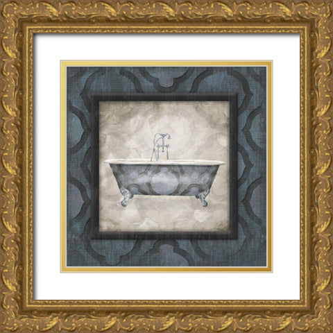 Enjoy The Soak Gold Ornate Wood Framed Art Print with Double Matting by Villa, Mlli