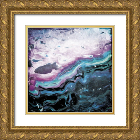 Unclear Waters Mate Gold Ornate Wood Framed Art Print with Double Matting by Villa, Mlli