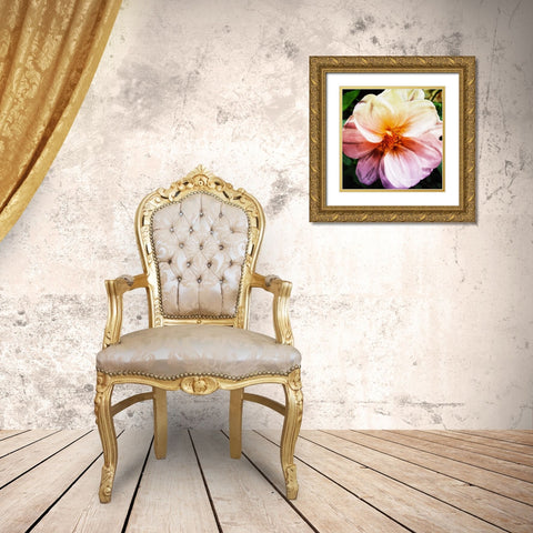 Flower Flow Gold Ornate Wood Framed Art Print with Double Matting by Villa, Mlli
