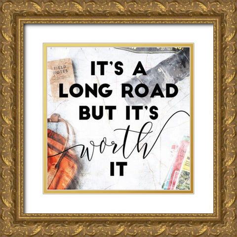 Worth Gold Ornate Wood Framed Art Print with Double Matting by Villa, Mlli
