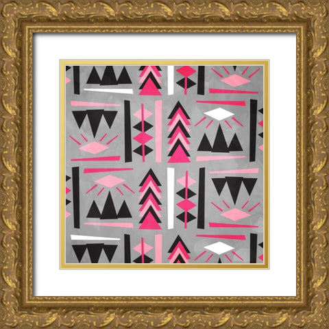 Stay In Your Lane Gold Ornate Wood Framed Art Print with Double Matting by Villa, Mlli