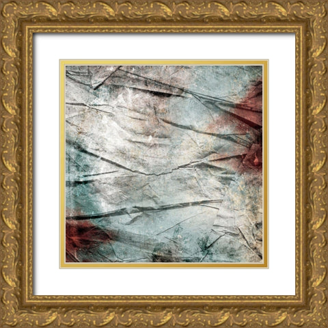 Fold Gold Ornate Wood Framed Art Print with Double Matting by Villa, Mlli
