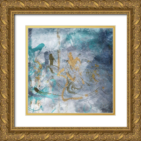 Get Lost Gold Ornate Wood Framed Art Print with Double Matting by Villa, Mlli