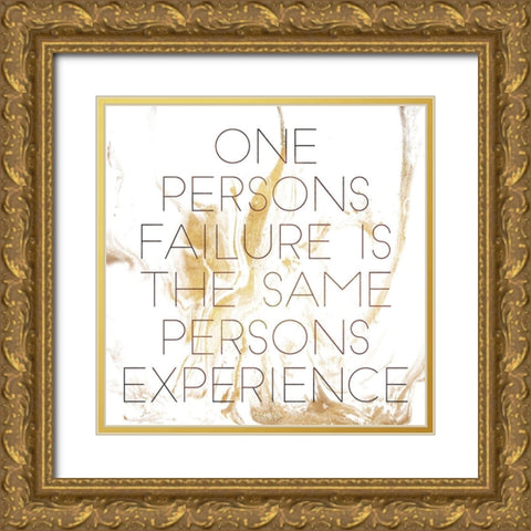 One Persons Gold Ornate Wood Framed Art Print with Double Matting by Villa, Mlli
