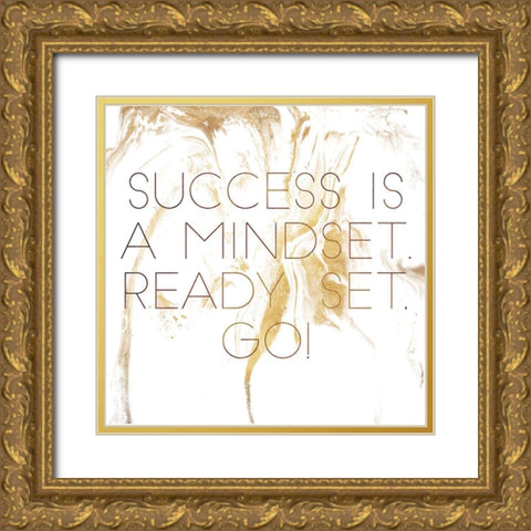 Mindset Gold Ornate Wood Framed Art Print with Double Matting by Villa, Mlli