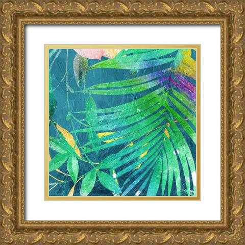 Tropical Thoughts Four Gold Ornate Wood Framed Art Print with Double Matting by Villa, Mlli