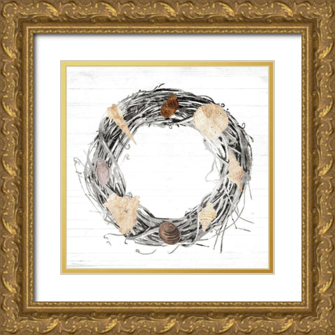 Time For the Coast True Colors Mate Gold Ornate Wood Framed Art Print with Double Matting by Villa, Mlli
