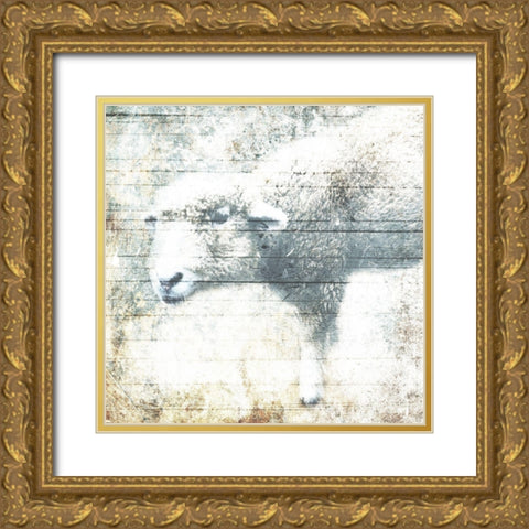 Wake Up Time Gold Ornate Wood Framed Art Print with Double Matting by Villa, Mlli