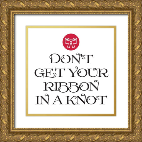 Ribbon Gold Ornate Wood Framed Art Print with Double Matting by Villa, Milli