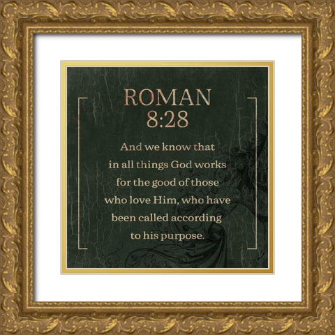 Roman Swamp Gold Ornate Wood Framed Art Print with Double Matting by Villa, Milli