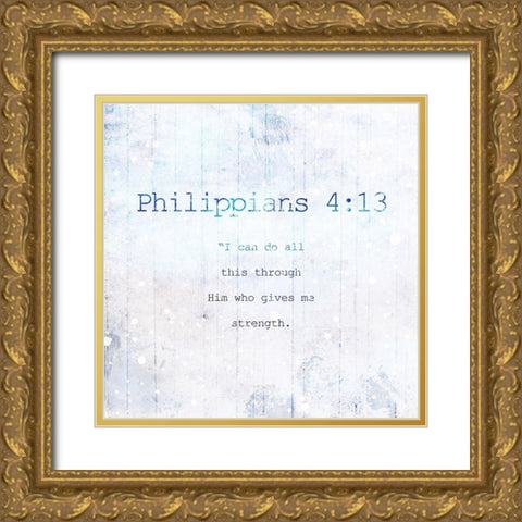 Philippains Night Farm Gold Ornate Wood Framed Art Print with Double Matting by Villa, Milli