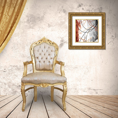 Rustic Moves Gold Ornate Wood Framed Art Print with Double Matting by Villa, Milli