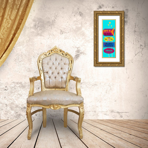 Movie Bright Gold Ornate Wood Framed Art Print with Double Matting by Windvand, Marilu