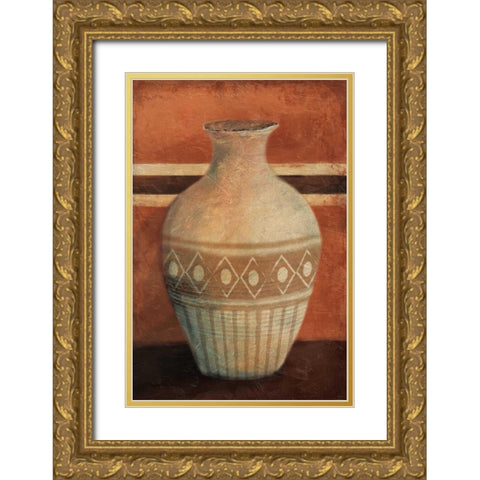 Vessel 1 Gold Ornate Wood Framed Art Print with Double Matting by OnRei