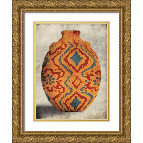 Sun Vessel Gold Ornate Wood Framed Art Print with Double Matting by OnRei