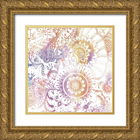 Find Yourself Gold Ornate Wood Framed Art Print with Double Matting by OnRei