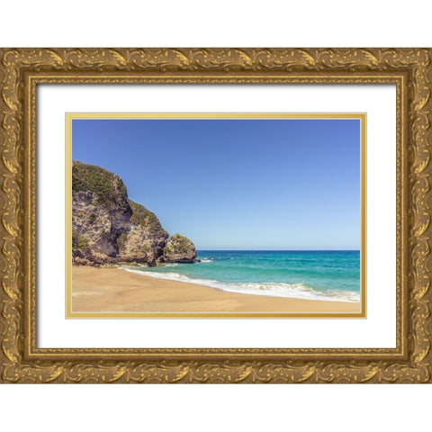 Bay Side 1 Gold Ornate Wood Framed Art Print with Double Matting by Orlando