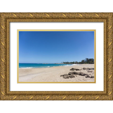 Bay Side 3 Gold Ornate Wood Framed Art Print with Double Matting by Orlando