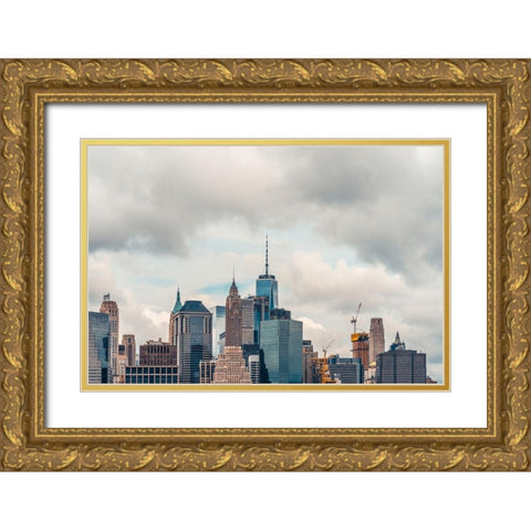 Mecca 1 Gold Ornate Wood Framed Art Print with Double Matting by Orlando