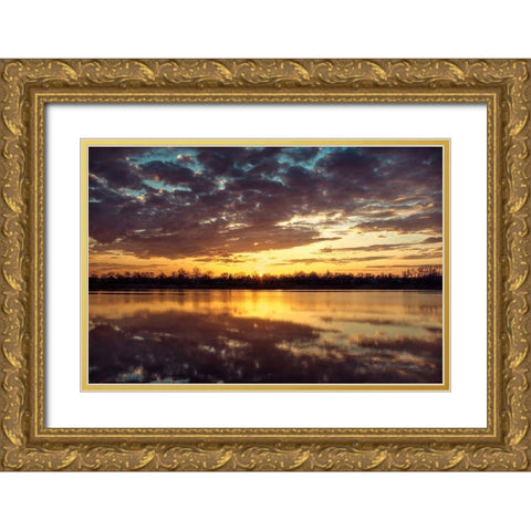 Still Time 2 Gold Ornate Wood Framed Art Print with Double Matting by Orlando