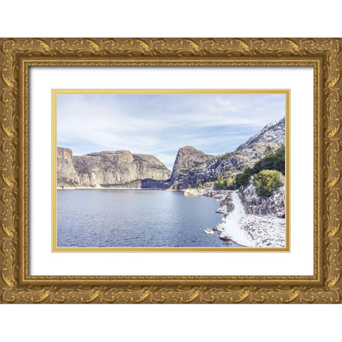 Majestic Gold Ornate Wood Framed Art Print with Double Matting by Orlando