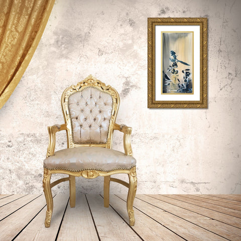 Movement Twist 1 Gold Ornate Wood Framed Art Print with Double Matting by Pearson, Debbie