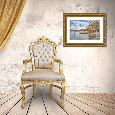 Blydenburg Park 2 Gold Ornate Wood Framed Art Print with Double Matting by DeLuca, Pat