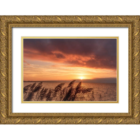 Living Belief Gold Ornate Wood Framed Art Print with Double Matting by DeLuca, Pat