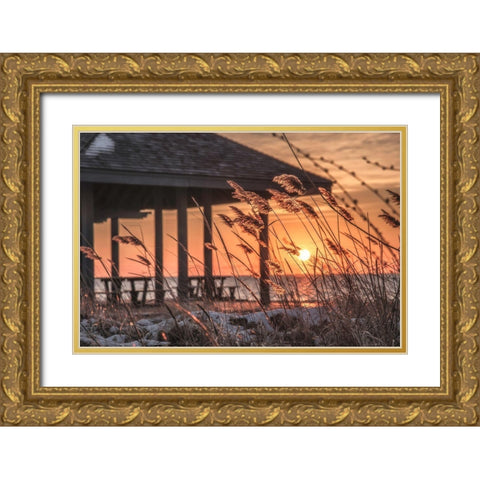 Imminent Loyalty Gold Ornate Wood Framed Art Print with Double Matting by DeLuca, Pat