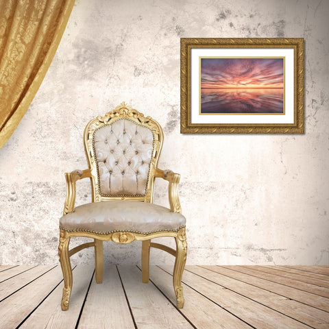 Future Omen Gold Ornate Wood Framed Art Print with Double Matting by DeLuca, Pat