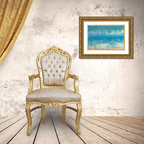 Innocent Perception Gold Ornate Wood Framed Art Print with Double Matting by Spina, Phyllis