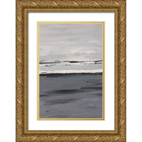 Intuitive View Gold Ornate Wood Framed Art Print with Double Matting by Spina, Phyllis