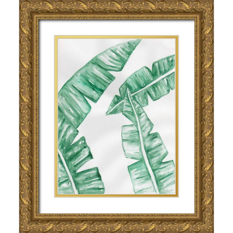 Thru The Foliage 1 Gold Ornate Wood Framed Art Print with Double Matting by Varacek, Pam