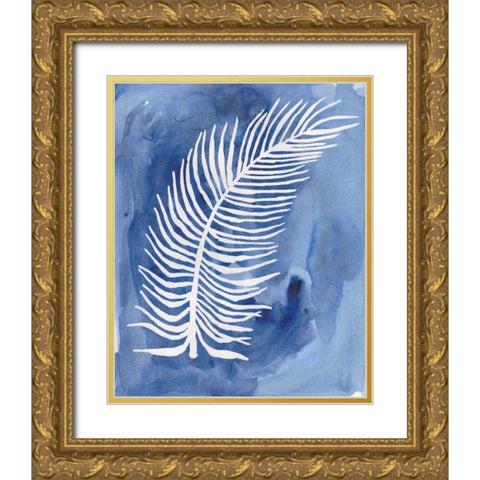 Natural Silhouette C Gold Ornate Wood Framed Art Print with Double Matting by Varacek, Pam