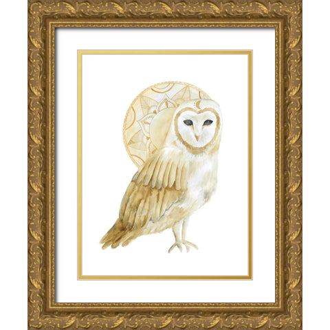Night Dreams Gold Ornate Wood Framed Art Print with Double Matting by Varacek, Pam