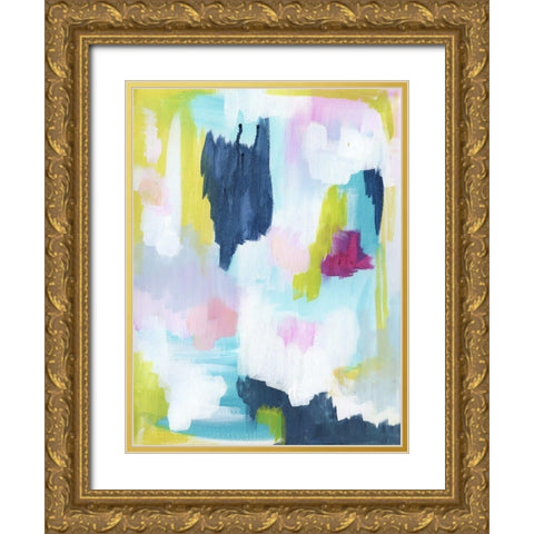 Energetic Assumption 2 Gold Ornate Wood Framed Art Print with Double Matting by Varacek, Pam