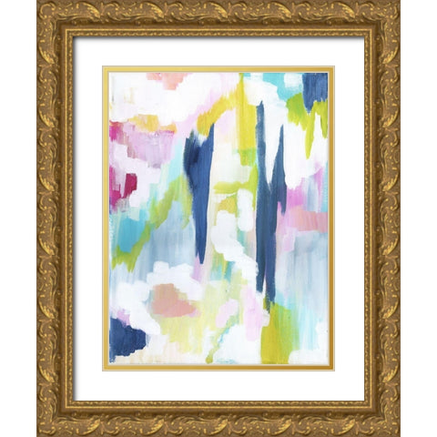 Energetic Assumption 3 Gold Ornate Wood Framed Art Print with Double Matting by Varacek, Pam
