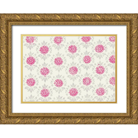 Bright Boho Cord Gold Ornate Wood Framed Art Print with Double Matting by Allen, Candace