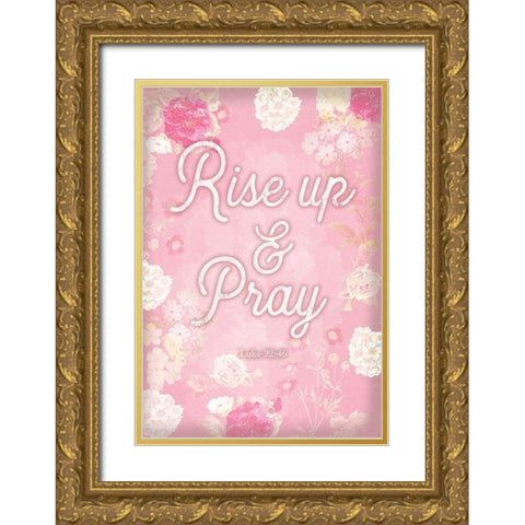 Religious 2 Gold Ornate Wood Framed Art Print with Double Matting by Lula Bijoux and Company