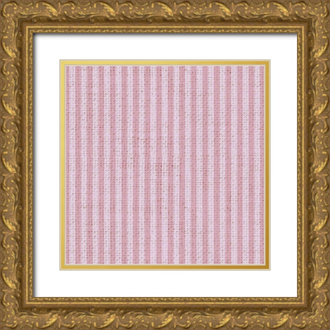 Paris Stripe Gold Ornate Wood Framed Art Print with Double Matting by Allen, Candace