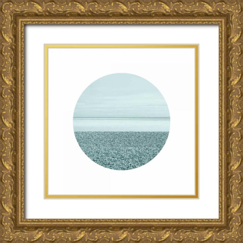 Window Into The Sea 1 Gold Ornate Wood Framed Art Print with Double Matting by Allen, Candace