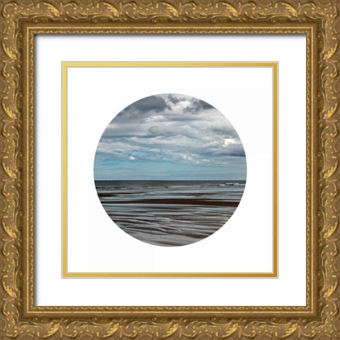 Window Into The Sea 2 Gold Ornate Wood Framed Art Print with Double Matting by Allen, Candace