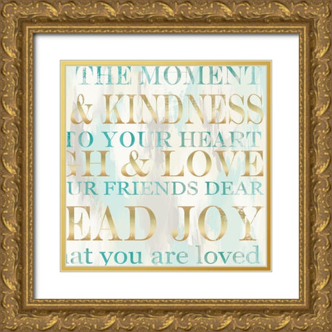 Live Inspire 2 Gold Ornate Wood Framed Art Print with Double Matting by Allen, Candace