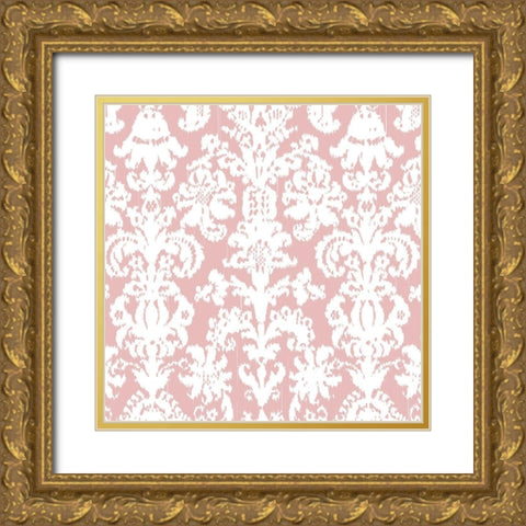 Gem Ikat 2 Gold Ornate Wood Framed Art Print with Double Matting by Allen, Candace