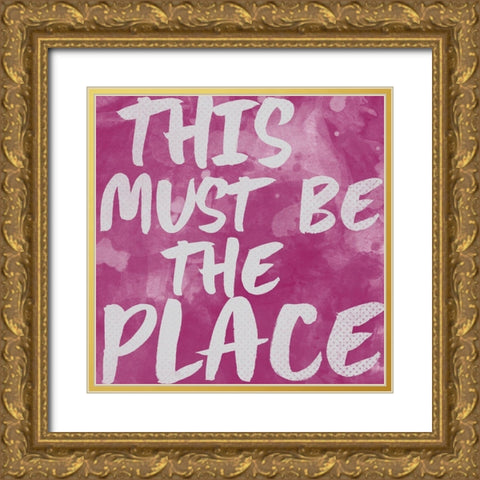 Grandure 3 Gold Ornate Wood Framed Art Print with Double Matting by Lula Bijoux and Company