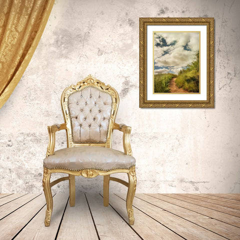 River Park Gold Ornate Wood Framed Art Print with Double Matting by Poinski, Dianne