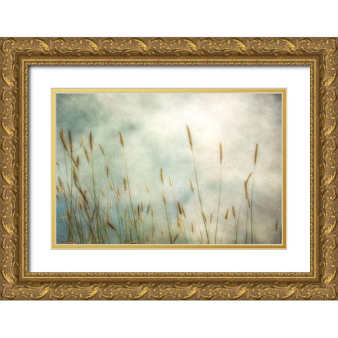 Dune Grass 2 Gold Ornate Wood Framed Art Print with Double Matting by Poinski, Dianne